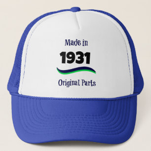 Casquette Fabriqué en 1931, pièces originales