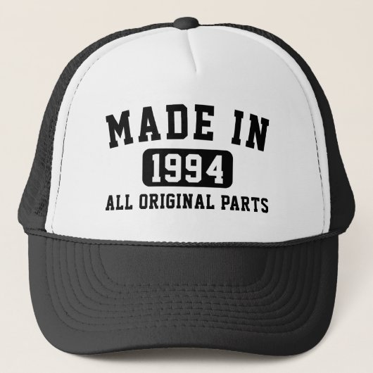 Casquette Fabriqué en 1994 Toutes les pièces originales 30 A (Devant)