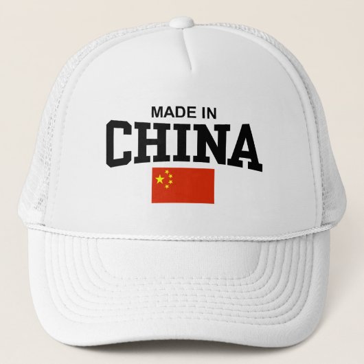 Casquette Fabriqué En Chine (Devant)