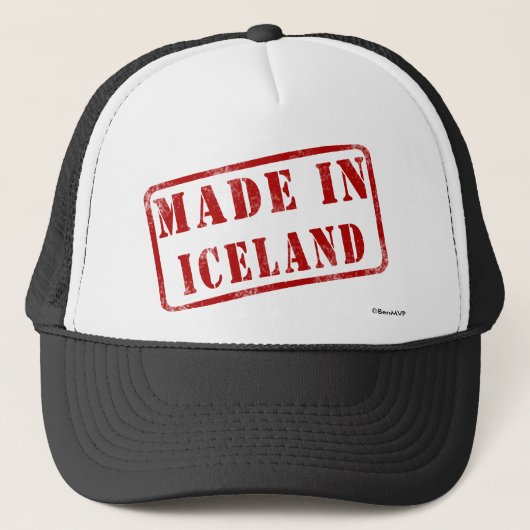 Casquette Fabriqué en Islande (Devant)