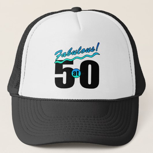 Casquette Fabuleux à 50 ans (Devant)