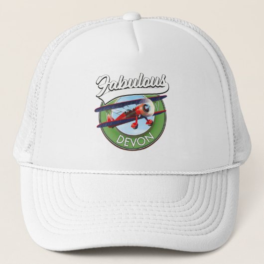 Casquette Fabuleux patch de voyage Devon. (Devant)