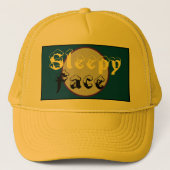 Casquette Face de sommeil : Chapeau de camion concepteur (Devant)