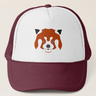 CASQUETTE FACE PANDA ROUGE