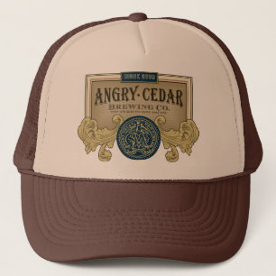 Casquette fâché de cèdre