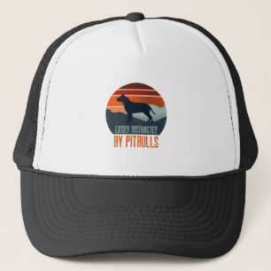 Casquette Facilement Distrait Par Les Promenades De Pitbulls