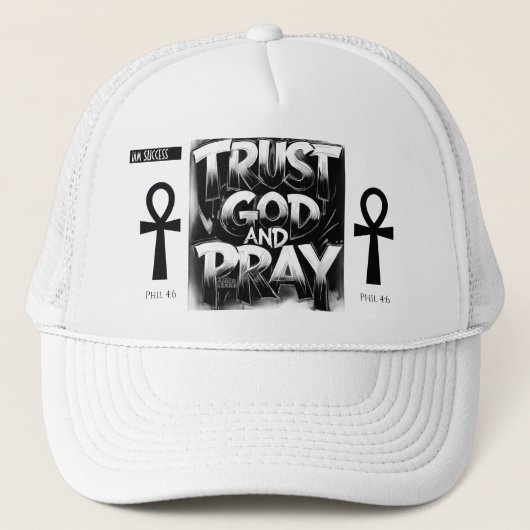 CASQUETTE FAIRE CONFIANCE À DIEU (Devant)