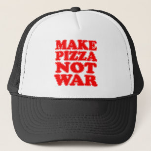 Casquette Faire de la pizza pas la guerre