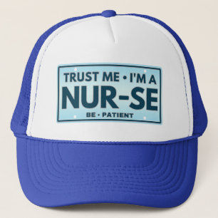 CASQUETTE FAIS MOI CONFIANCE JE SUIS UNE INFIRMIÈRE SOIS PAT