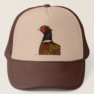 Casquette Faisan :  Tête de Ringneck