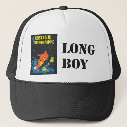 Casquette Faisant du surf des neiges (casquette), long (Devant)