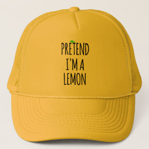 Casquette Faisons comme si j'étais Lemon - Costume drôle