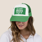 Casquette Faisons monter la chance pour la Saint-Patrick (En situation)