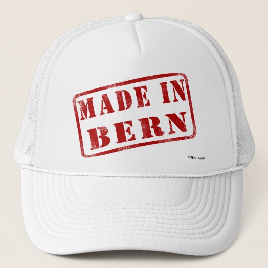 Casquette Fait à Berne (Devant)