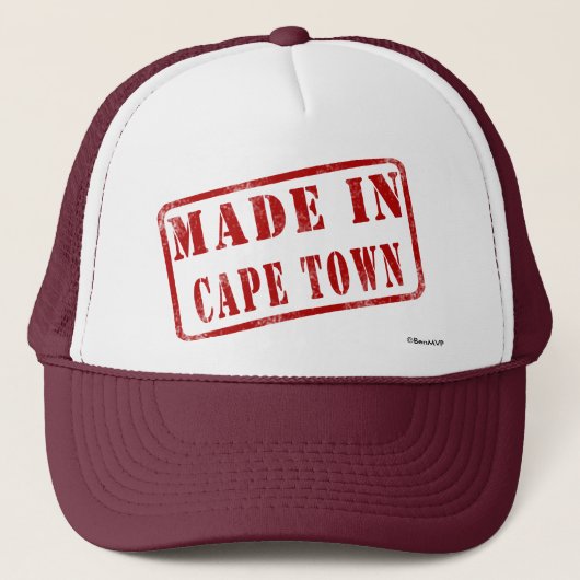 Casquette Fait à Cape Town (Devant)