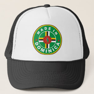 Casquette fait dans le timbre rond d'étiquette de drapeau d