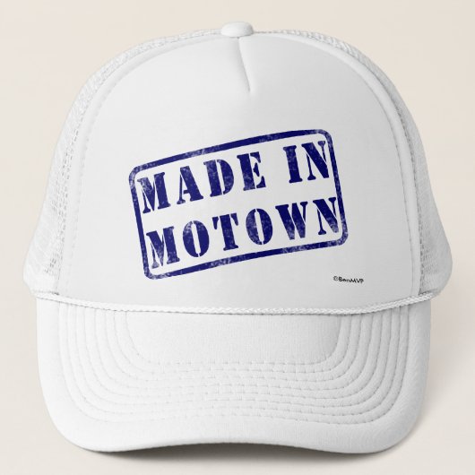 Casquette Fait dans Motown (Devant)