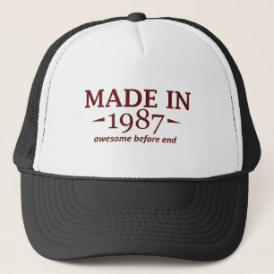 Casquette Fait en 1987