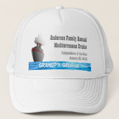 Casquette fait sur commande de croisière de (Devant)