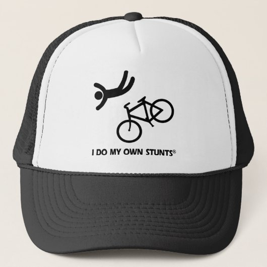 Casquette Faites du vélo mes propres cascades (Devant)