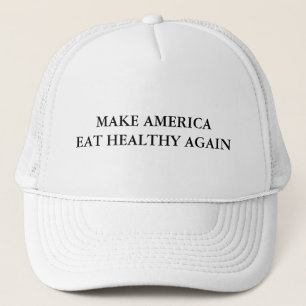 Casquette Faites l'Amérique manger sain encore