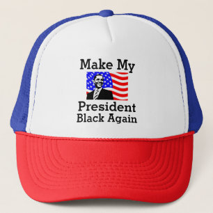 Casquette Faites mon Président Black Again Trucker Hat