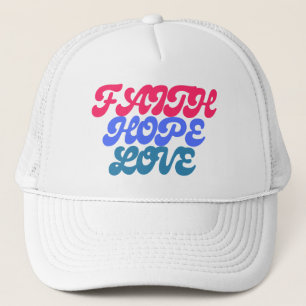 Casquette Faith Hope Love Belivers et Trendsetters