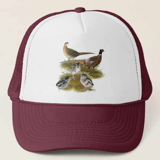 Casquette Famille du Faisan à collier (Devant)
