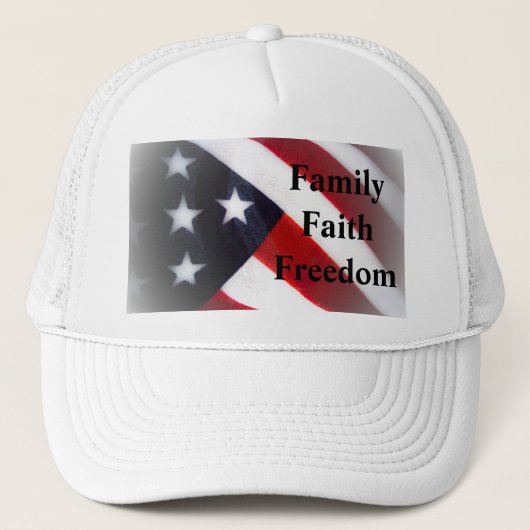 Casquette Famille, Foi & Liberté Drapeau Américain (Devant)