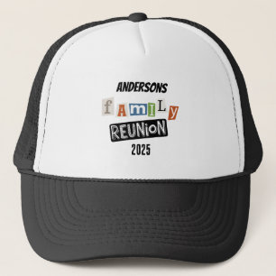 Casquette Family Reunion Fun Jouer Texte