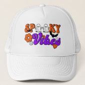 Casquette Fantômes de vibes éffrayantes (Devant)