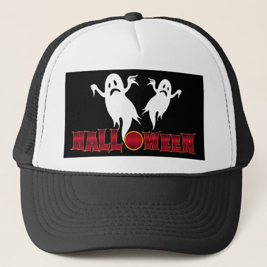 Casquette Fantômes d'Halloween (Devant)