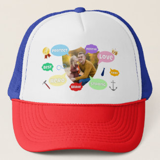 Casquette Fathers Day Photo Word Clouds Best Dad Father