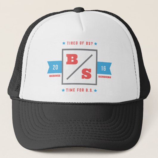 Casquette Fatigué des BS ? Ponceuses de Bernie (Devant)