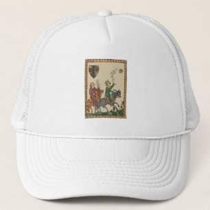 Casquette Fauconnerie, Codex Manesse du XIVe siècle