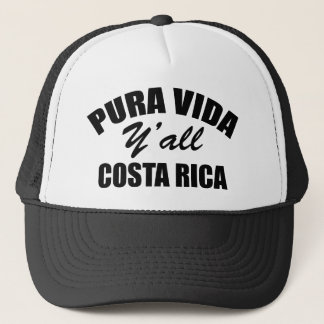 Casquette Favorisez le style du Costa Rica "de la vie pure"