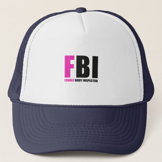 Casquette FBI Female Body Inspector (Devant)