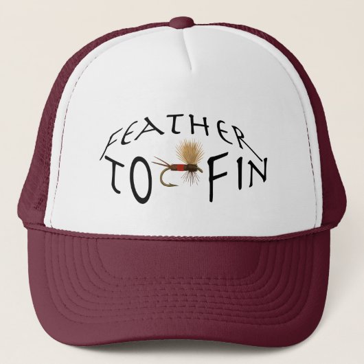 Casquette Feather to Fin Fly Fishing Monogram (Devant)