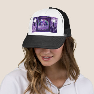 Casquette Fée de pluie violette