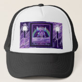 Casquette Fée de pluie violette (Devant)