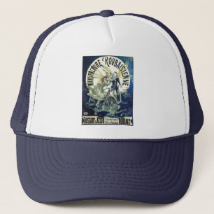 Casquette Fées Art Nouveau vintage, Lune Pierrot
