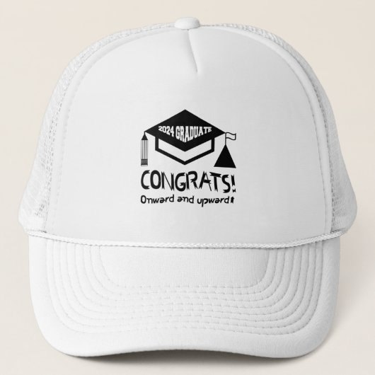 Casquette Félicitations, diplômé 2024 ! (Devant)