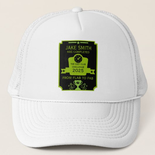 Casquette Félicitations pour perte de poids (Devant)