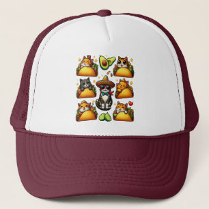 Casquette Feline Fiesta : Chats et Tacos