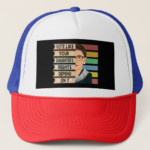 Casquette Feministe Ruth Bader Ginsburg RBG Citation Girl Wi