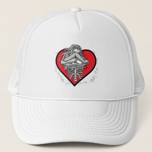 Casquette Femme diable d'Halloween (Devant)