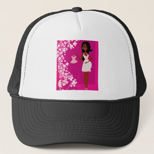 Casquette femme enceinte noire (Devant)