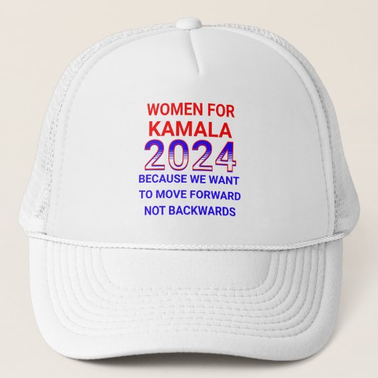 Casquette Femmes pour l'élection de Kamala Harris 2024 (Devant)