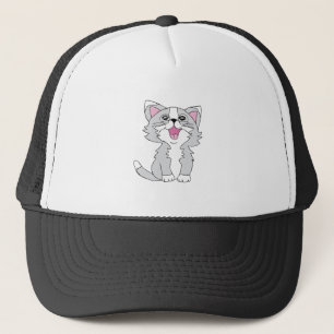 Casquette Fer Cute Chat esthétique Happy Chat Clipart Dessin