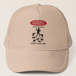 Casquette Ferme d'avertissement FUNNY patrouillée par Crazy